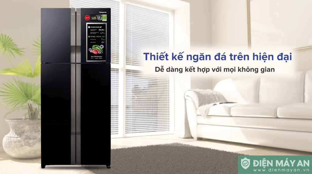Tủ lạnh Panasonic Inverter 550 lít Multi Door NR-DZ601YGKV
